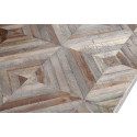 Table basse rectangulaire en bois et métal RUBY