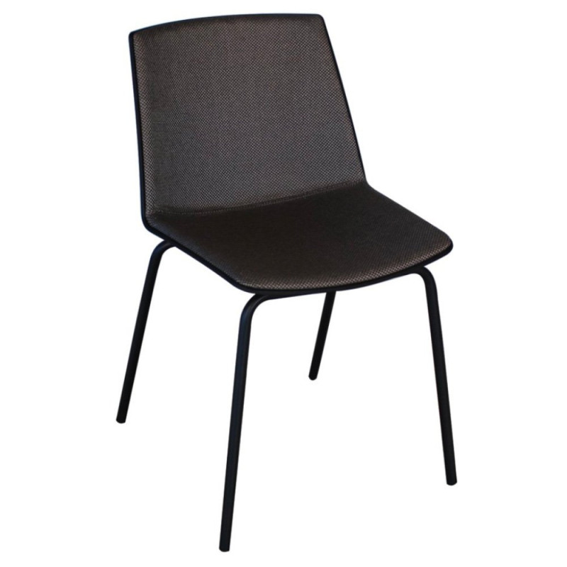 Chaise design bi matières HARONA - COD Furnitures