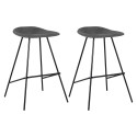 Lot de 2 tabourets de bar-TEDDY