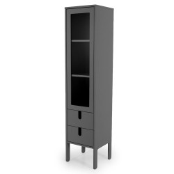 Armoire colonne design style moderne en bois DINA