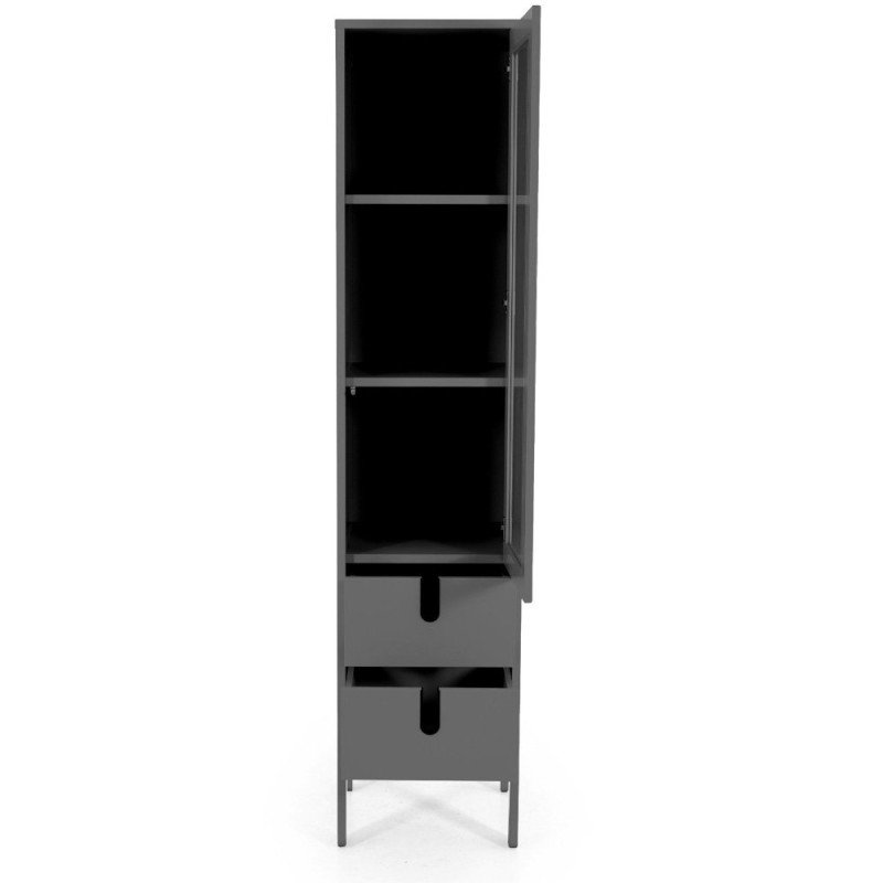 Armoire vitrine 1 porte scandinave-ATA