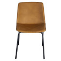 Lot 2 chaises design simili cuir HARONA