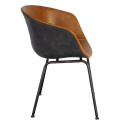 Chaise design simili cuir SHELBY