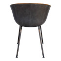 Chaise design simili cuir SHELBY