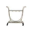 Table d'appoint style chariot vintage VICTOIRE