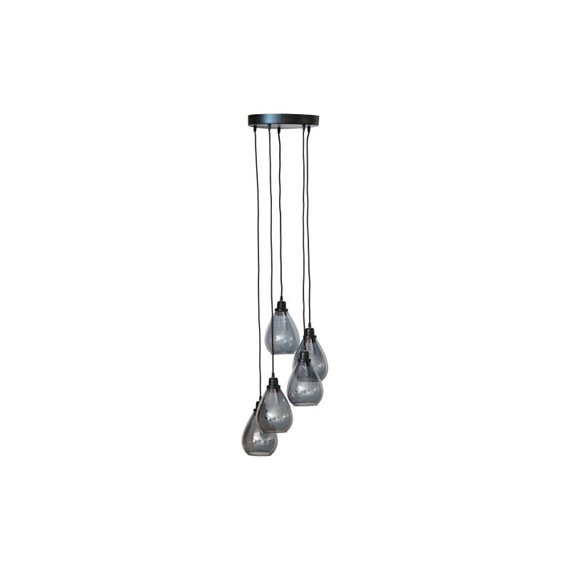 Suspension 5 ampoules en verre ISABELA