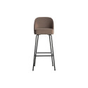 Tabouret de bar 80cm en velours VOGUE