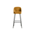 Tabouret de bar 80cm en velours VOGUE