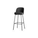 Tabouret de bar 80cm en velours VOGUE