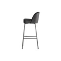 Tabouret de bar 80cm en velours VOGUE