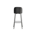 Tabouret de bar 80cm en velours VOGUE