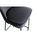 Tabouret de bar 80cm en velours VOGUE