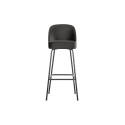 Tabouret de bar 80cm en velours VOGUE