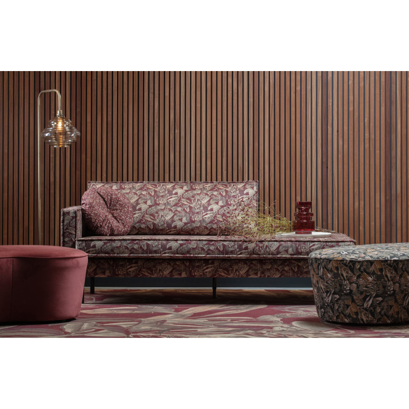 Méridienne vintage en tissu fleuri COLORADO
