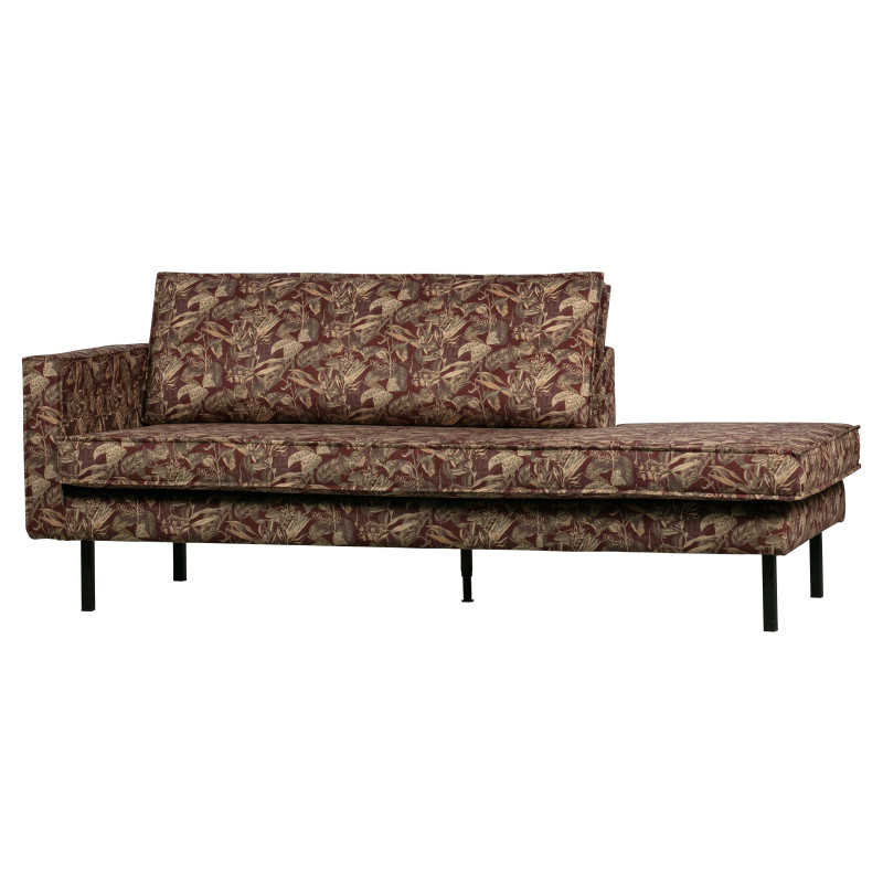 Méridienne vintage en tissu fleuri COLORADO