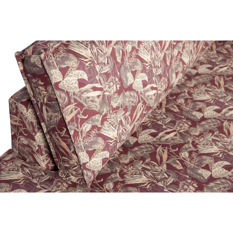 Méridienne vintage en tissu fleuri COLORADO