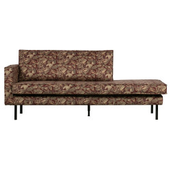 Méridienne vintage en tissu fleuri COLORADO