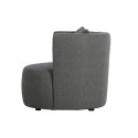 Fauteuil pivotant en tissu ATAISSE