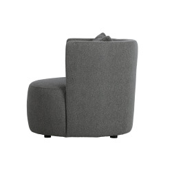 Fauteuil pivotant en tissu ATAISSE