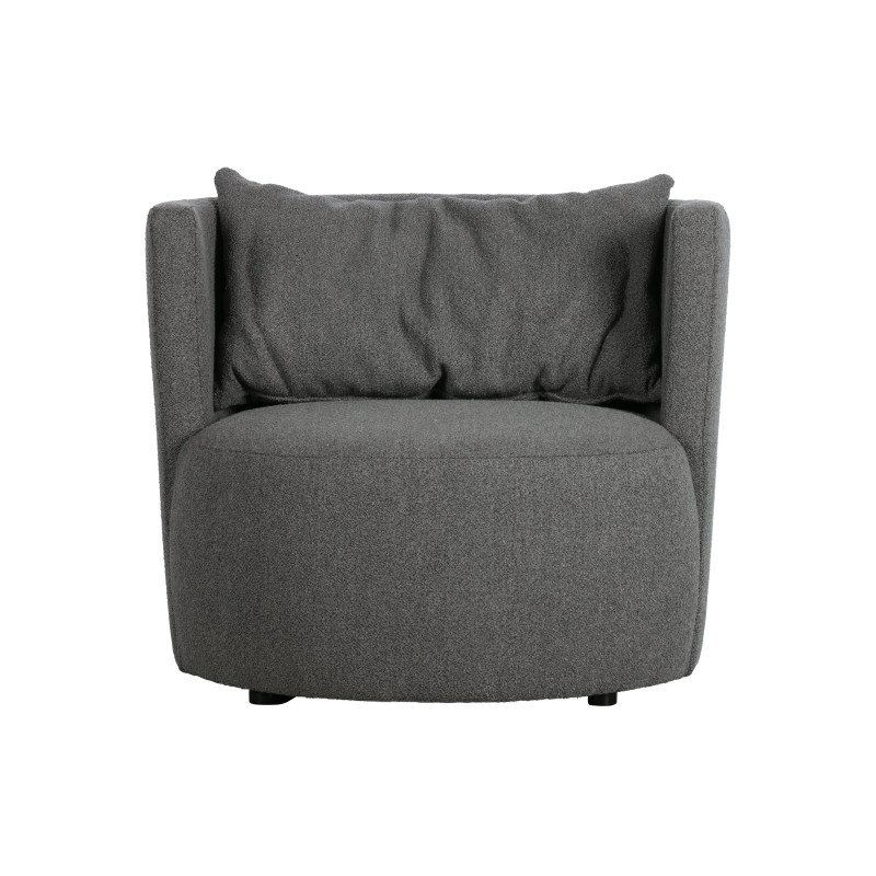 Fauteuil pivotant en tissu ATAISSE