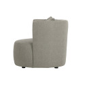 Fauteuil pivotant en tissu ATAISSE