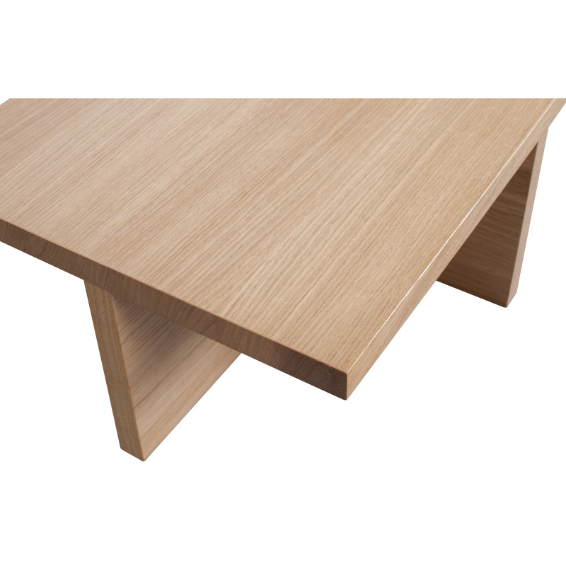 Table basse contemporaine en bois REM