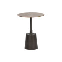 Lot de 2 tables d'appoint vintage en métal BALIR