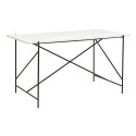 Bureau contemporain en marbre blanc SONIA