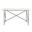 Bureau contemporain en marbre blanc SONIA