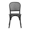 Lot de 2 chaises style bistrot en cannage MEDINA