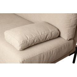 Canapé contemporain en tissu 3 places LENA