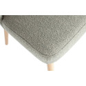 Lot de 2 chaises nordiques en tissu bouclé NOMA