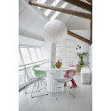 Banc 180cm moderne en tissu blanc SOLEX