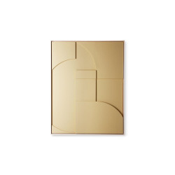 Tableau design art contemporain doré FRAME