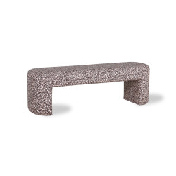Banc design imprimé floral multicolor ASTEK