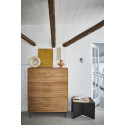 Table d'appoint contemporaine en métal noir ARTY