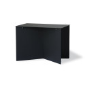 Table d'appoint contemporaine en métal noir ARTY