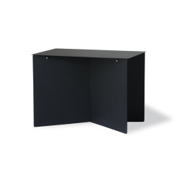 Table d'appoint contemporaine en métal noir ARTY