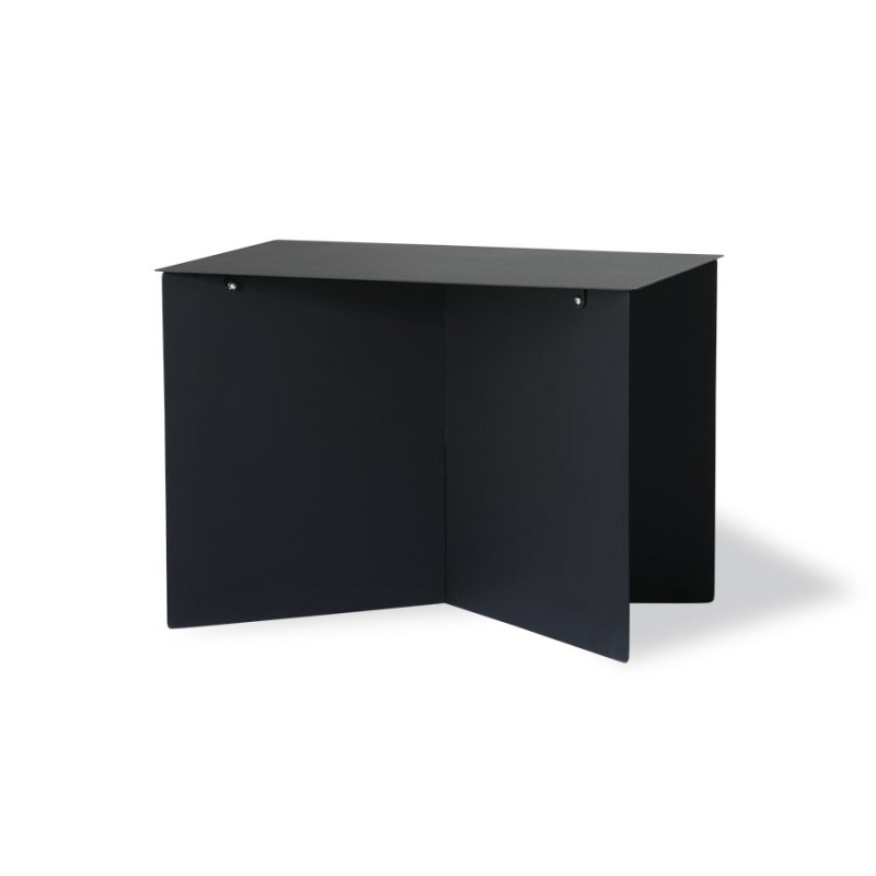 Table d'appoint contemporaine en métal noir ARTY