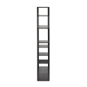 Etagère minimaliste en métal noir AMIGO