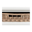 Grand buffet vitré en bois blanc BOUCOTTE