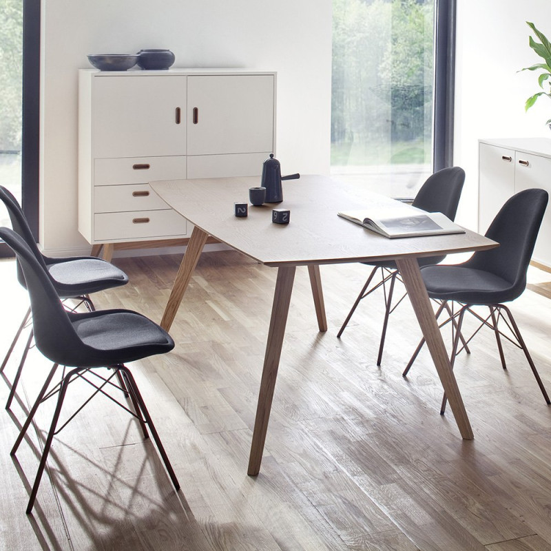 Buffet haut moderne avec placards et tiroirs CAZO