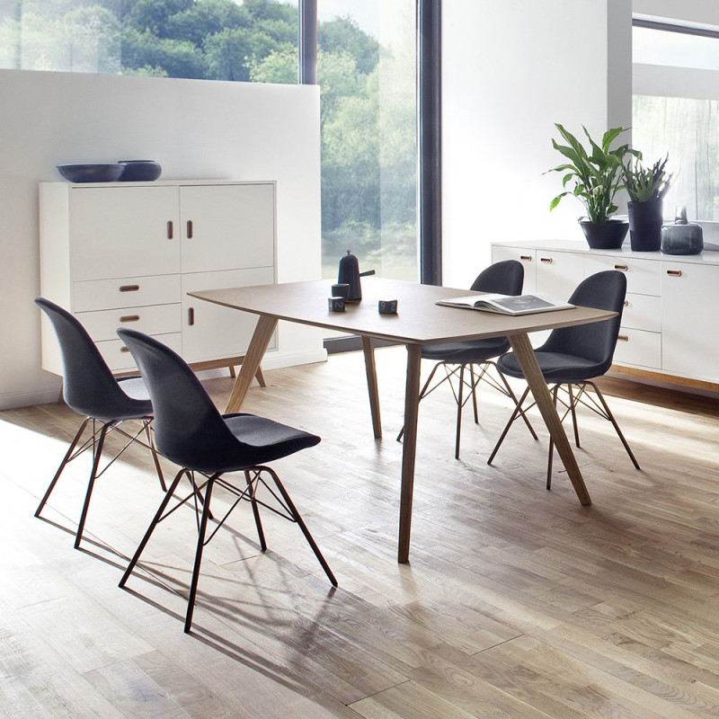 Buffet haut moderne avec placards et tiroirs CAZO
