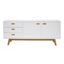 Buffet scandinave en bois blanc CAZO