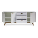 Grand buffet bas 3 portes 3 tiroirs en bois CAZO