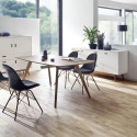Grand buffet bas 3 portes 3 tiroirs en bois CAZO