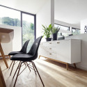 Grand buffet bas 3 portes 3 tiroirs en bois CAZO