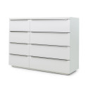 Grande commode 8 tiroirs en bois MILLIMY