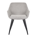 Lot de 2 chaises style rétro avec accoudoirs MOMAZ