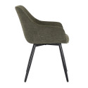Lot de 2 chaises style rétro avec accoudoirs MOMAZ